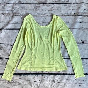 Lucy yellow long sleeve shirt